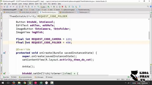 Lập trình Android A-Z - Bài 143: SQLite lưu hình ảnh - phần 7 смотреть онлайн