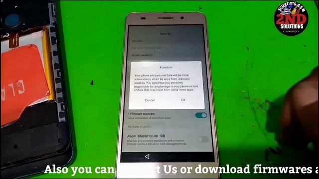 HUAWEI HONOR 5A CAM-AL00 FRP BYPASS SDCARD METHOD