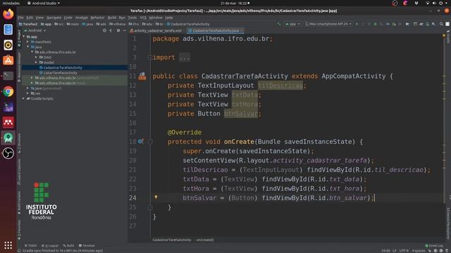 Criando uma lista de tarefas para Android com Android Studio - Vídeo 5 смотреть онлайн