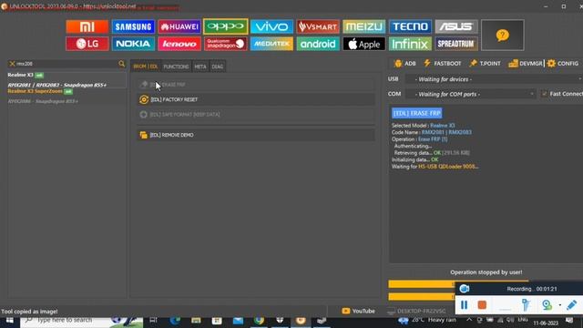 realme x3 frp unlock tool смотреть онлайн