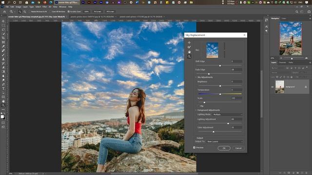 ১ ক্লিকে আকাশ পরিবর্তন | Sky Replacement In Photoshop At One Click смотреть онлайн