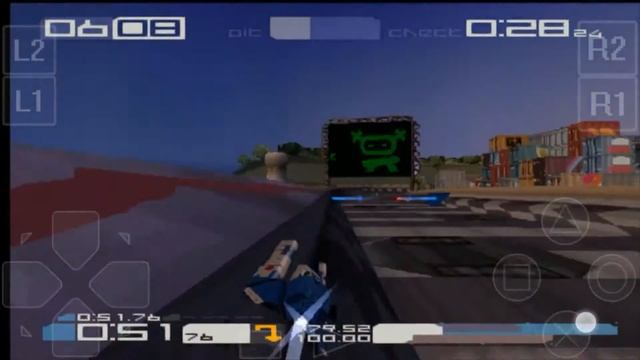 Wipeout 3: Special Edition in HD in ePSXe on my Android смотреть онлайн