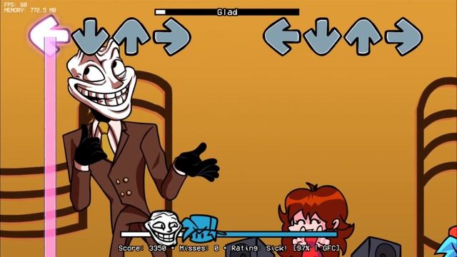 Glad | FNF VS Mr. Trololo - Friday Night Incident V1.8 | Friday Night Funkin' Mod ( FC - Troll ) смотреть онлайн