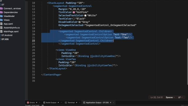 Xamarin Forms Segmented Control смотреть онлайн