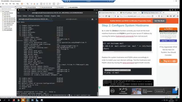 Partie 21 Installation du serveur Mail ZIMBRA смотреть онлайн