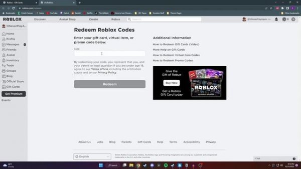 How to Redeem Roblox Codes and Gift Cards in 2024 (PC + Mobile)