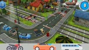 Railroad Crossing Train Simulator #11 Easy Mode-Level 2 Awesome crossing train-Android Gameplay