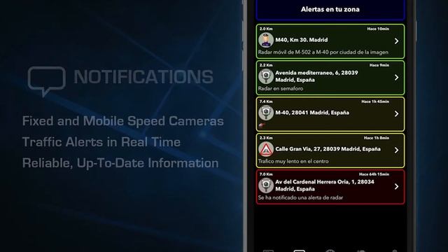 RADARBOT🇬🇧The speed camera detector, DOWNLOAD IT NOW (FOR FREE) смотреть онлайн