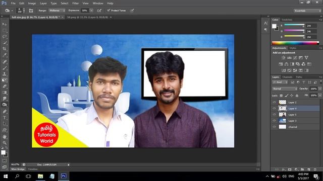 How to Join Your Images With Fav Actors Tamil Tutorials World_HD смотреть онлайн