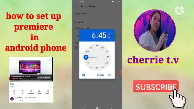 How to set up premiere in android phone||cherrie смотреть онлайн