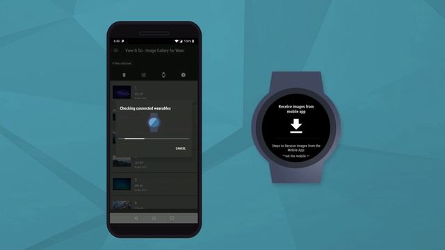 View It Go - Image Gallery for Wear(Wear OS App) Promo смотреть онлайн