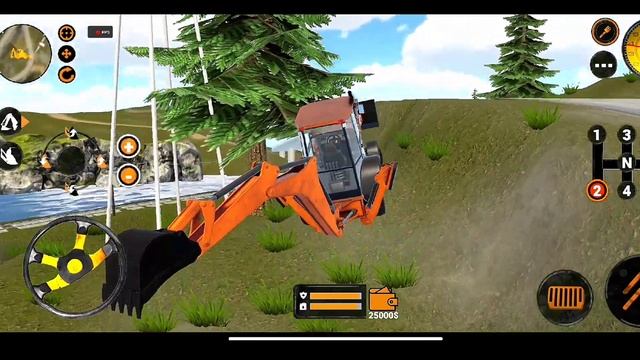 Backhoe Loader Simulator Gameplay | JCB Simulator | Android Gameplay смотреть онлайн