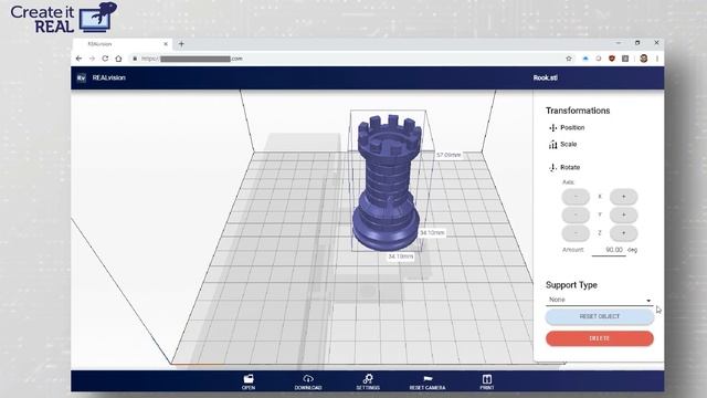 REALvision - Intuitive Online Slicer смотреть онлайн