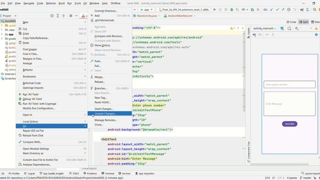 How to Upload or Push Android Studio Project on Github | Android Studio Code to GITHUB смотреть онлайн