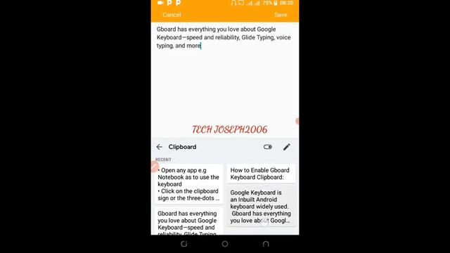 Gboard Clipboard: Easily Copy & Save Multiple Text and Images смотреть онлайн