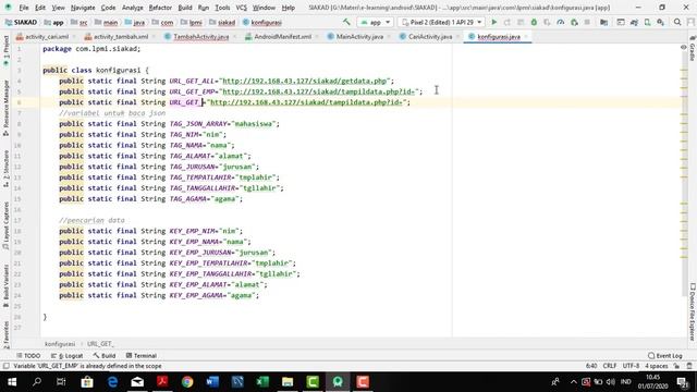 Program Simpan Data Android Studio dengan Database MySQL смотреть онлайн