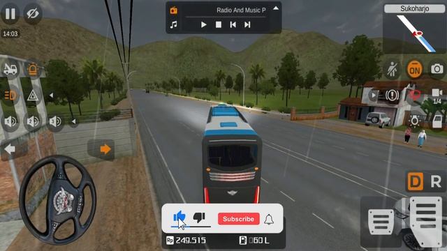 Greedy driver collect passengers | Bus Simulator Indonesia | BUSSID | gameplay mobile android смотреть онлайн