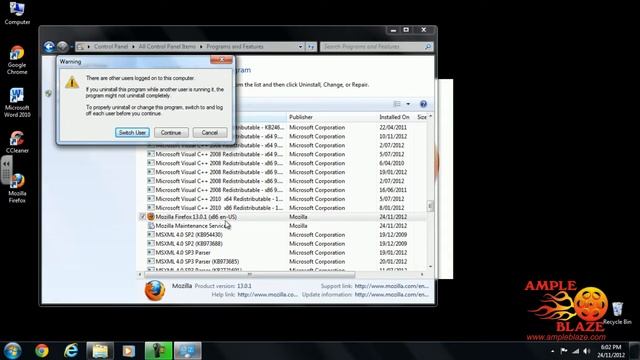 How to Uninstall Mozilla Firefox using Windows 7 смотреть онлайн