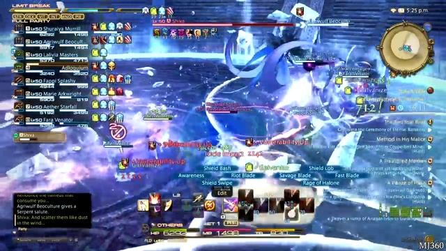 FFXIV Realm Reborn: Shiva Extreme Run [Paladin] смотреть онлайн