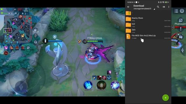 Hướng Dẫn MOD Skin Nakroth Thứ Nguyên Vệ Thần Sau Update 28 / 03 Mới Nhất - AnLQ TV смотреть онлайн