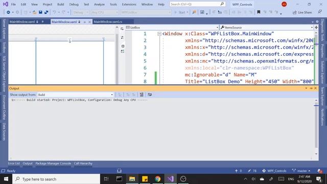 WPF Controls | 21- ListBox | HD 2020 | VS2019 смотреть онлайн