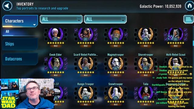 Roster Reviews!! Star Wars Galaxy of Heroes смотреть онлайн