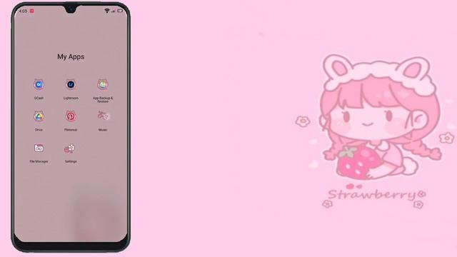 STRAWBERRY THEME ANDROID 10 AND 11 EAGLE EYE TUTORIALS смотреть онлайн
