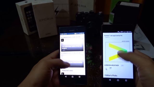 XZ VS Z5 SPEED TEST WITH ANDROID 7.0 NOUGAT смотреть онлайн