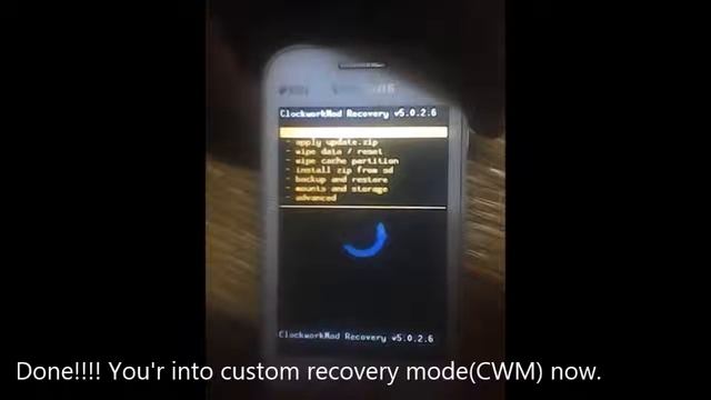 Flashing Custom Recovery on Samsung GT S6802 x264 смотреть онлайн