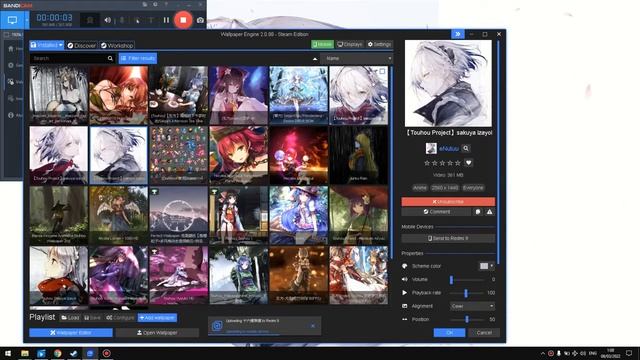 (PC & Android) Tutorial Wallpaper Touhou Bergerak смотреть онлайн