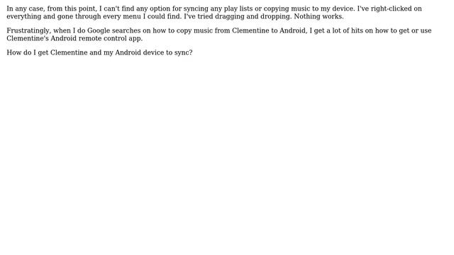 How do I sync music to my Android with Clementine? смотреть онлайн
