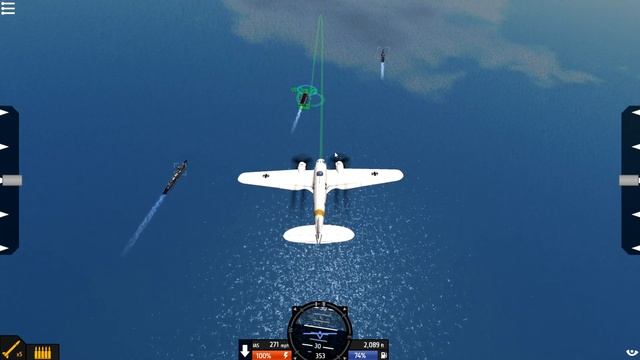 WW2 Fleet Flak's HE 111 - SimplePlanes смотреть онлайн