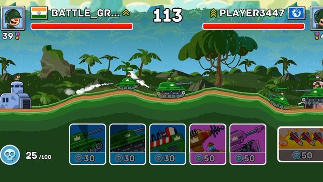 Hills Of Steel 1 - Commander mode video Tank Game Android Gameplay смотреть онлайн