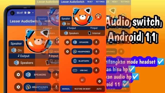 leaser audio switch android 11 - cara menghilangkan bisu hp смотреть онлайн