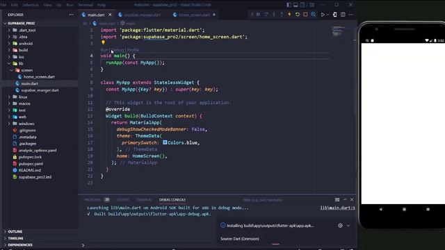 2-A simple Flutter application to display the data coming from the Supabase смотреть онлайн