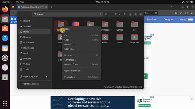 How to Change a Folder Icon on Linux смотреть онлайн