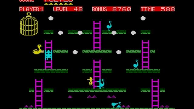 Chuckie Egg Walkthrough, ZX Spectrum (HD) смотреть онлайн