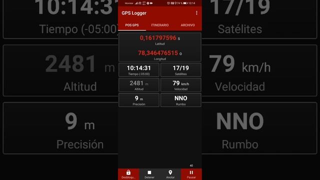GPS logger Programa смотреть онлайн