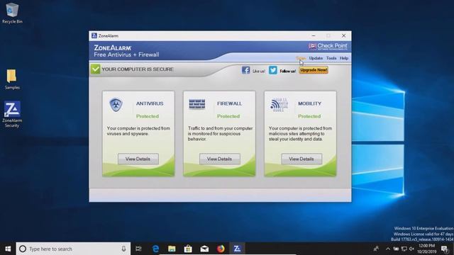 ZoneAlarm Free Antivirus Test & Review 2019 - Antivirus Security Review смотреть онлайн