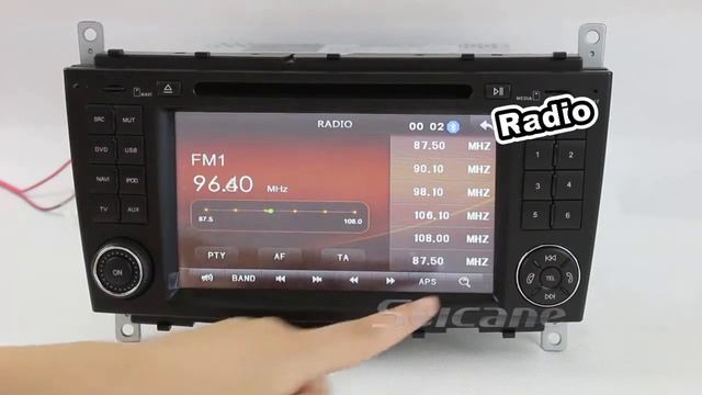 Mercedes C Klasse W203 C200 C230 C300 Android Auto DVD Player GPS Navigationssystem mit touchscreen смотреть онлайн