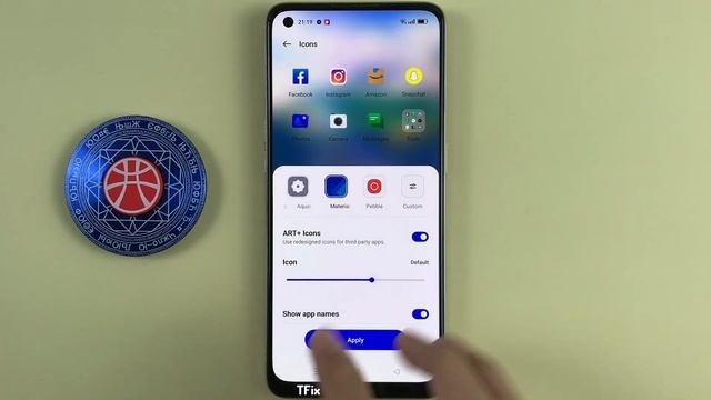 ART+ Icons on OPPO Reno7 Android 13 смотреть онлайн