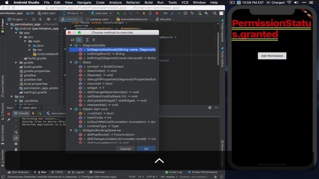 Flutter for the Impatient - 9 - Track App Lifecycle (Check Permission on Resume) смотреть онлайн