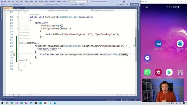 Customizing Controls with Handlers in .NET MAUI смотреть онлайн