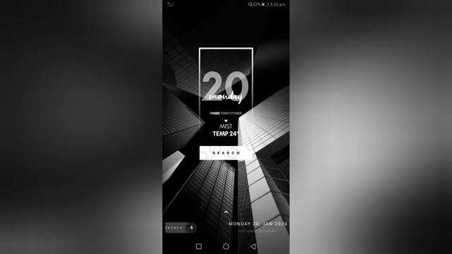 Beautiful dark homescreen set up - Android (Using KWGT) смотреть онлайн