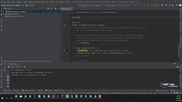 Flutter Tutorial - Drawer without AppBar смотреть онлайн