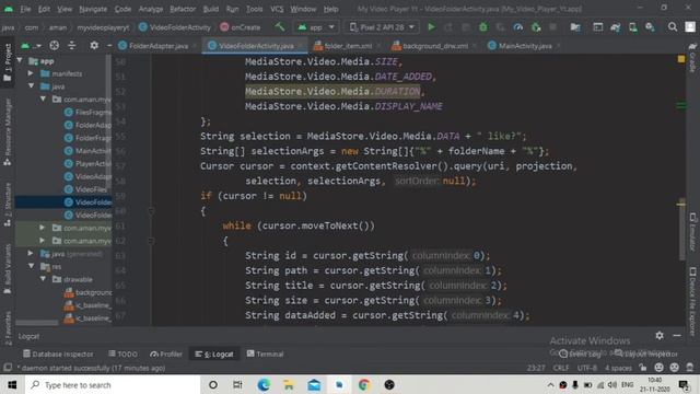 How To Make Video Player App In Android Studio | Show Number Of Files And Fix Bugs Tutorial - Part смотреть онлайн