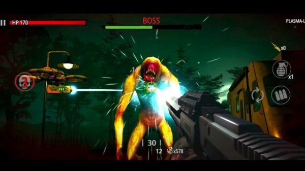 Zombie Hunter D-Day - BOSS Mode -  Android Gameplay Walkthrough #4