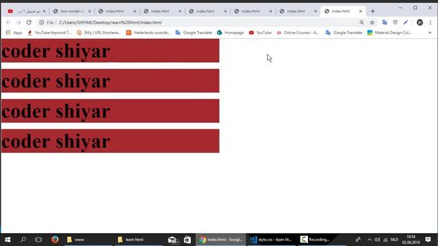 شرح css || دورة CSS كاملة || #25 : الفرق بين margin و border смотреть онлайн