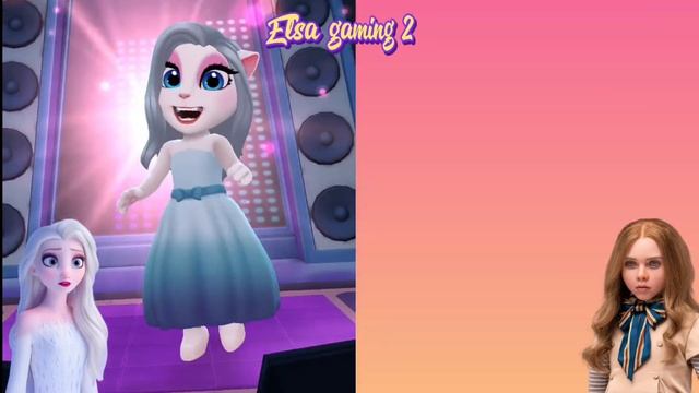 My Talking Angela 2😺 || Elsa 🩵 vs megan 💛 || Anand 2 new Update смотреть онлайн