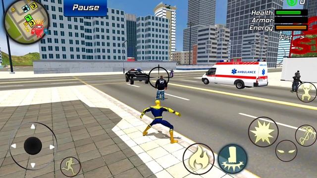 School Bus Driving at Vegas City - Spider Rope Hero Gangster Crime - Android Gameplay смотреть онлайн